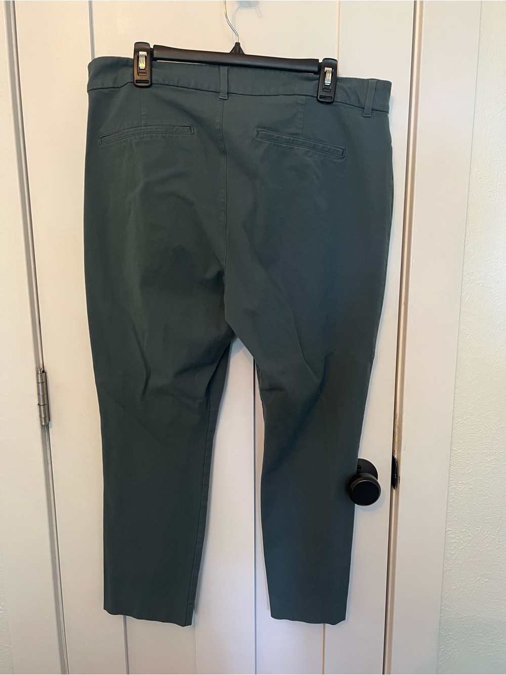 Old Navy High Rise Pixie Skinny Ankle Pants - Dark Teal - Picture 2 of 9